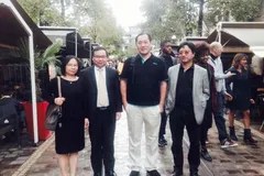 法国校友会接待广州开发区校友会会长曾德祥